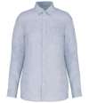 SP505 Spasso Ladies Long Sleeve Linen Shirt Linen colour image